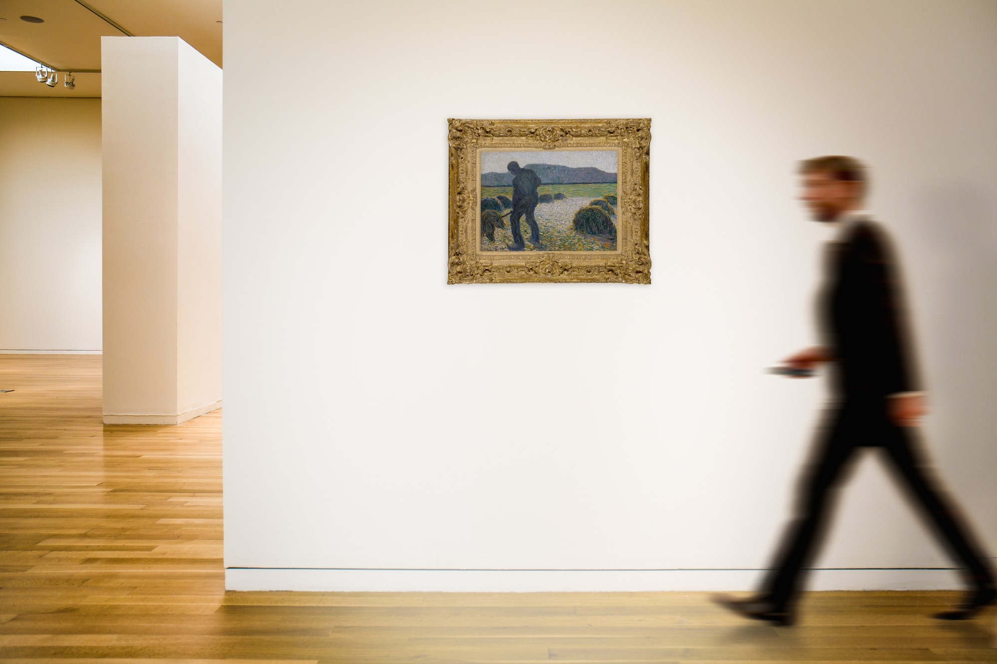 Artwork by Henry van de Velde, Paysan fanant (Le Faneur), Made of Oil on canvas