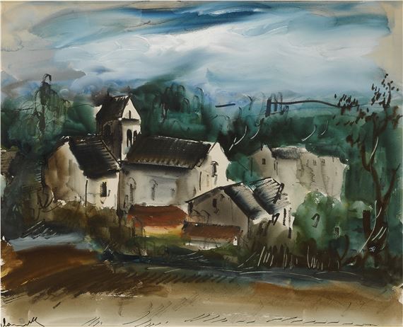 Village by Maurice de Vlaminck