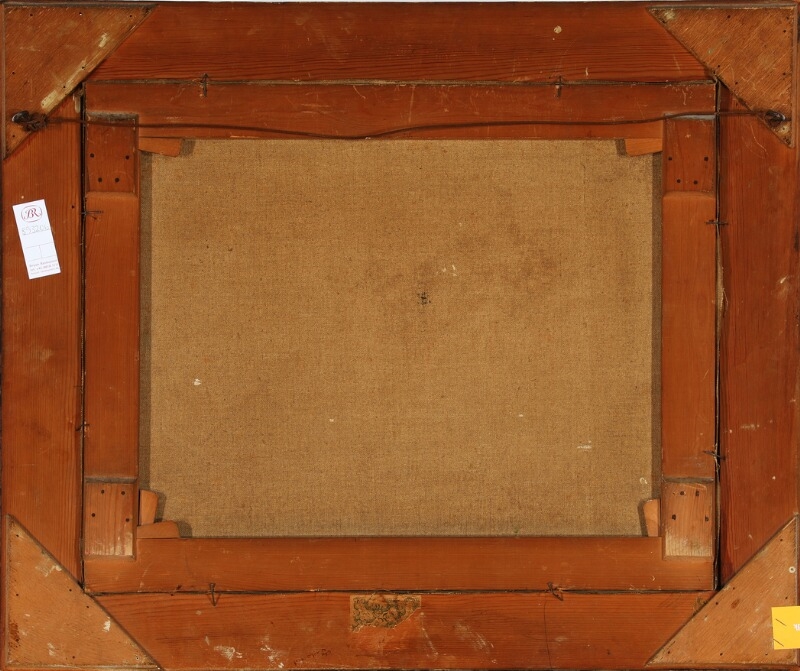 Artwork by Peter Busch, Sommerspiret on Møns Klint, Made of Oil on canvas