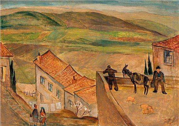 On the terrace by Andor Kern, 1934