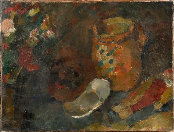 Still Life with Mask by Robert Brietwieser