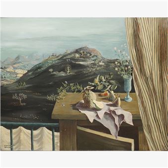 Nature morte devant la fenêtre - Edouard Bollaert