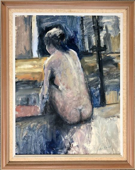 SEATED NUDE by Peter Reid