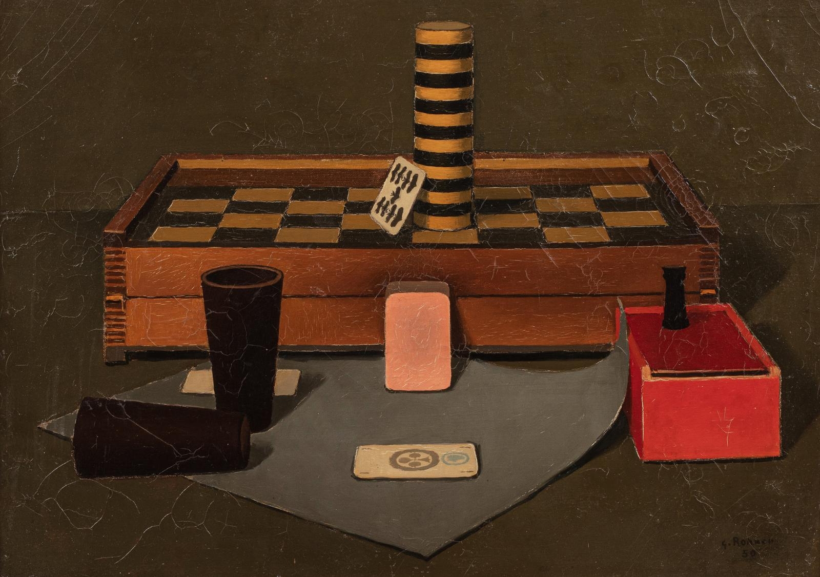 Georges Rohner | Nature Morte a La Pipe et au Livre | MutualArt
