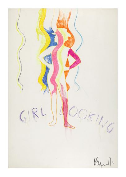Girl Looking by Umberto Bignardi, 1967