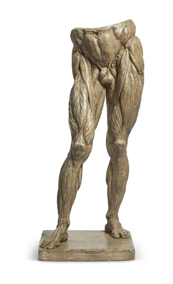 MODEL OF A PARTIAL MALE ECORCHÉ - Anton Brenek