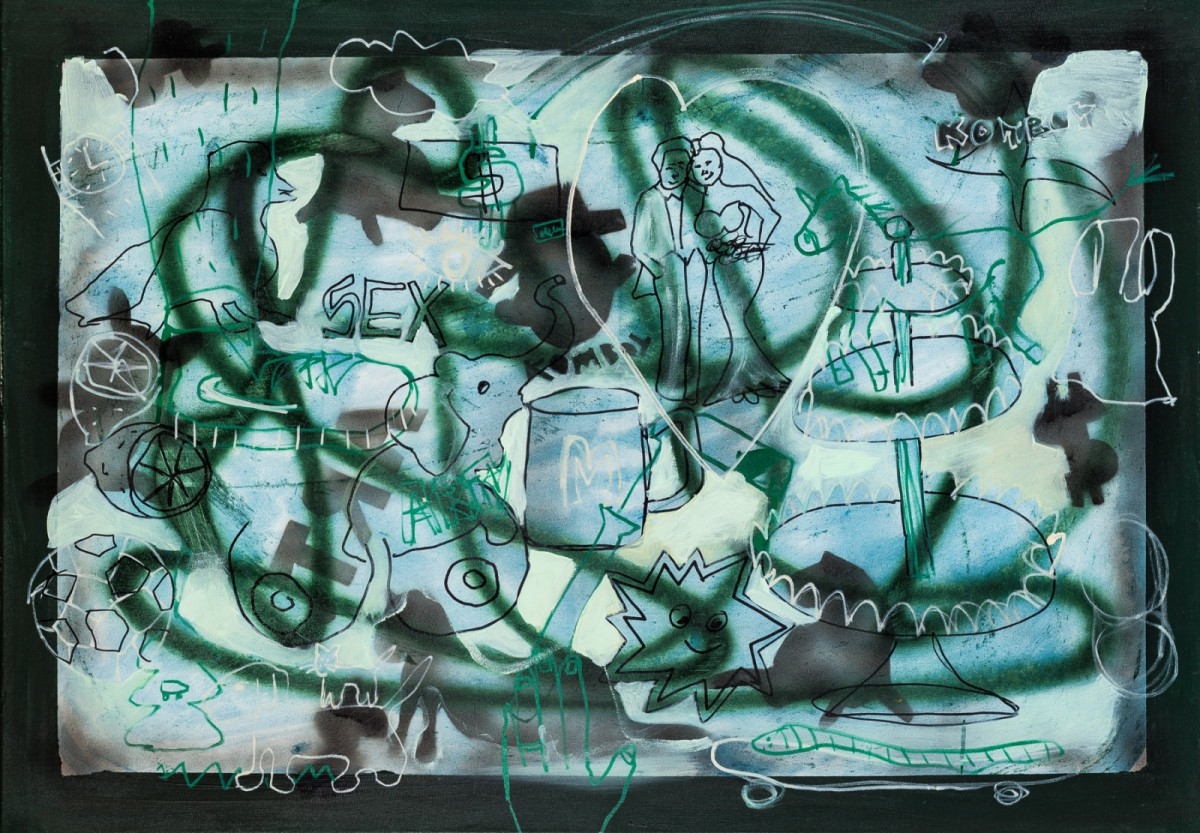 Artwork by Julia Tymanska, Art.II, Made of acrylic on canvas