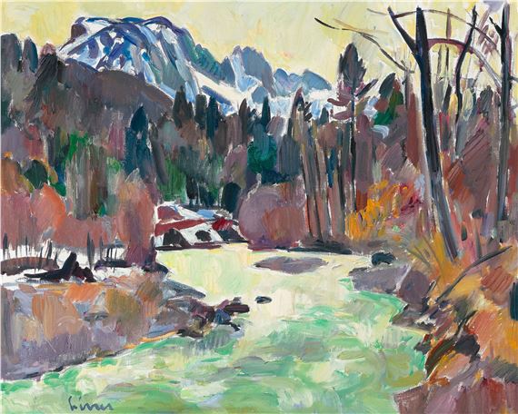 Wissbach mit Alpstein by Carl Walter Liner