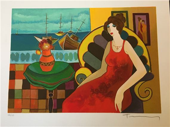 Itzchak Tarkay | Red Hat | MutualArt