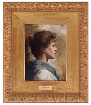 Donna di profilo - Modesto Faustini