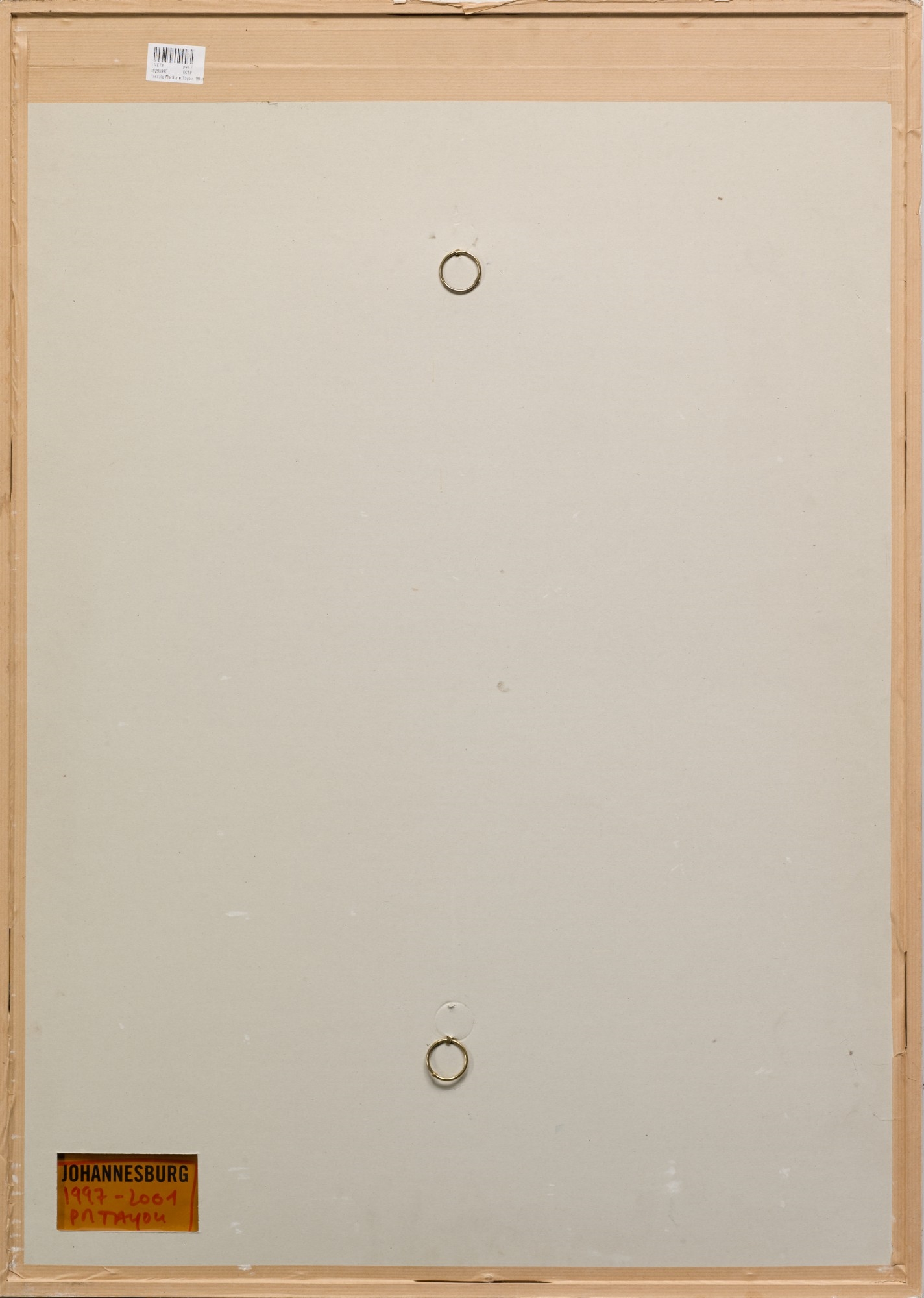 Artwork by Pascale Marthine Tayou, White Chalk , Johannesburg Drawing 1997-2001, Made of chalks on drawings