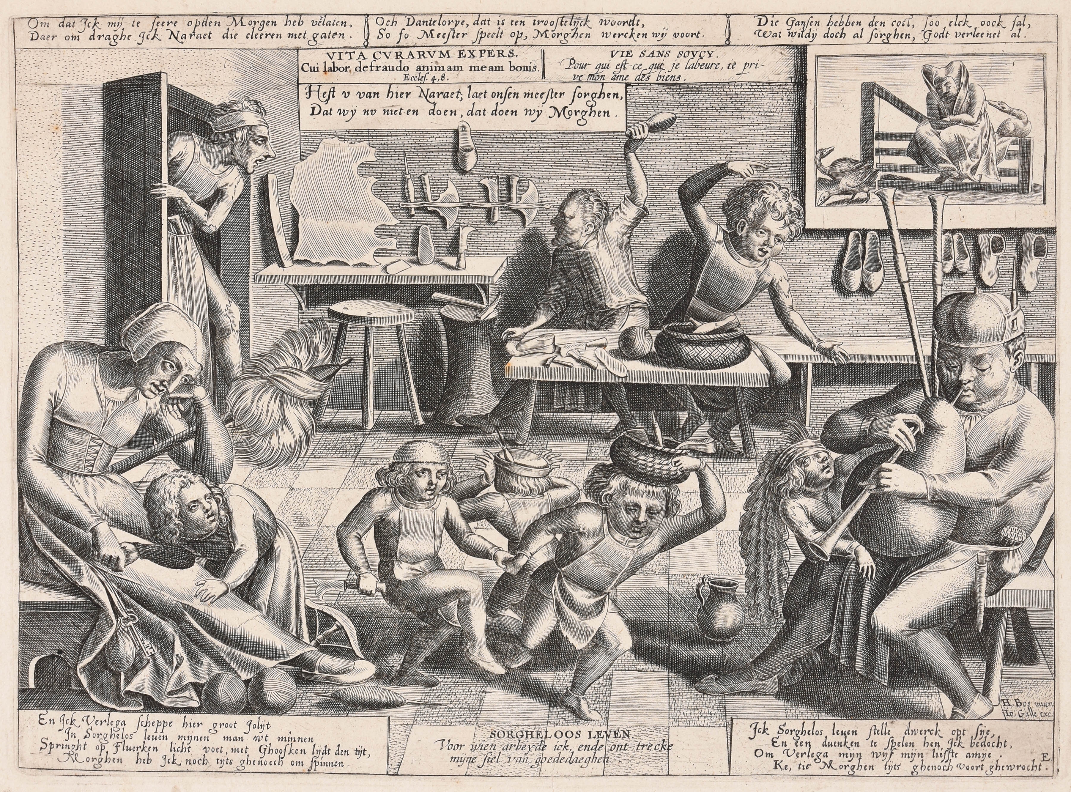 Hieronymus Bosch | Sorgheloos Leven or the Disolute household | MutualArt