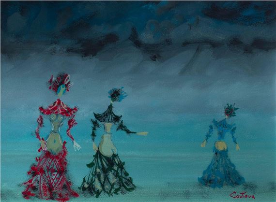 La pluie ne pas tardera by Lucien Coutaud, August 1,1974