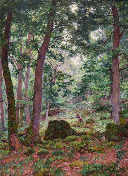 Paysanne dans un sous-bois by Georges Lacombe, Circa 1906 - 1907