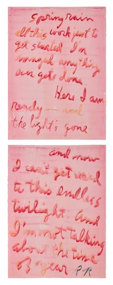 Spring Rain by Rene Ricard, 1997