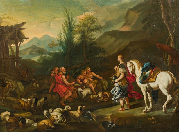 Italian School, 17th Century | Erminia seeking shelter (after Tasso, La