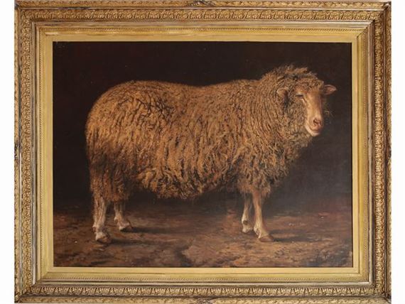 Sheep by Jeanne d'Espiennes, 1870