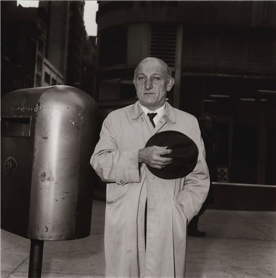 'Man at a Parade on Fifth Avenue, N. Y. C.' by Diane Arbus, 1969