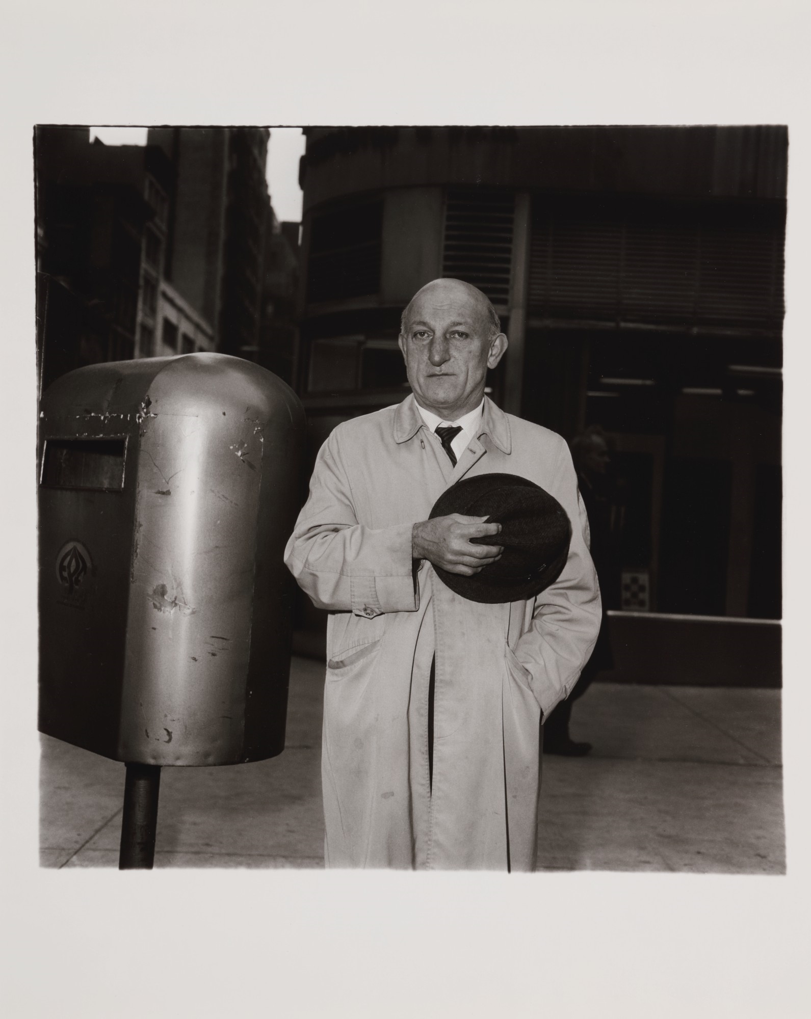 Artwork by Diane Arbus, 'Man at a Parade on Fifth Avenue, N. Y. C.', Made of gelatin silver print