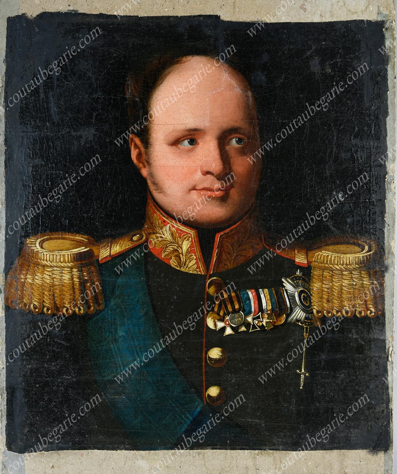 George Dawe Portrait En Uniforme De L Empereur Alexandre Ier De Russie 1777 1825 1818