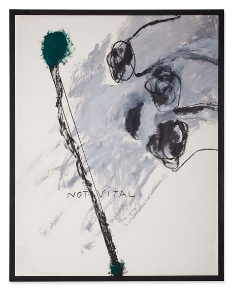 Artwork by Not Vital, Pistil, Made of acrylic, oil and graphite on paper