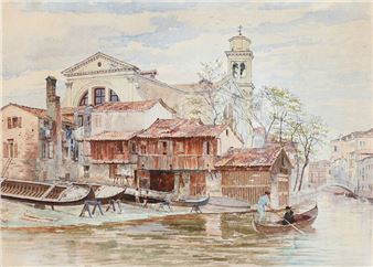 Canal view from Venice - Niels Anders Bredal