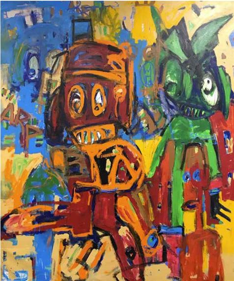 Sans titre by Aboudia