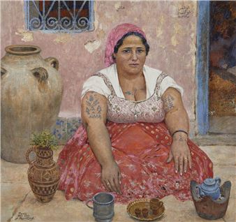 Hany au thé - Alexandre Roubtzoff