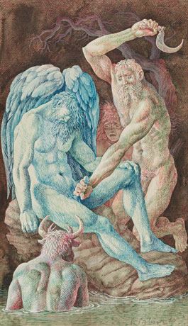 The emasculation of Uranus by Peter Proksch, 1970