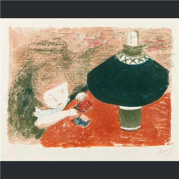 L'Enfant à la lampe by Pierre Bonnard, Circa 1897