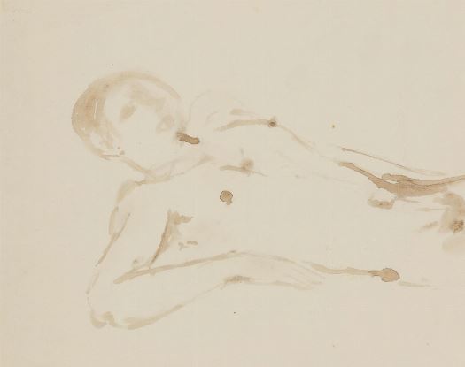 Nudo disteso by Filippo de Pisis, 1926