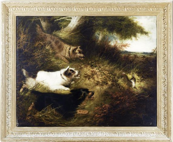 La cacería de la liebre by Edward Armfield