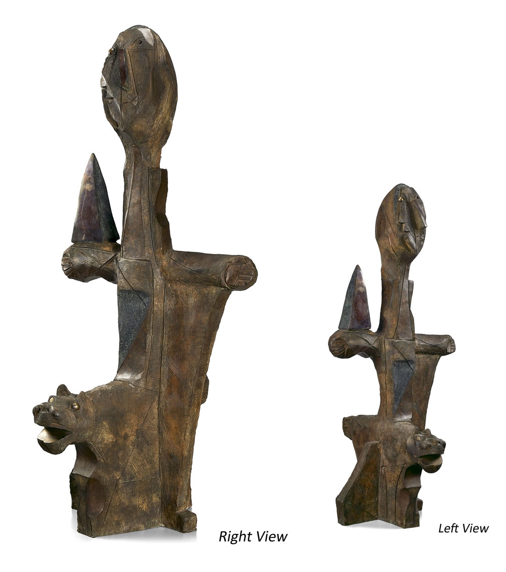 Artwork by Himmat Shah, Untitled - Goddess Durga (Ed. II/V), Made of Bronze