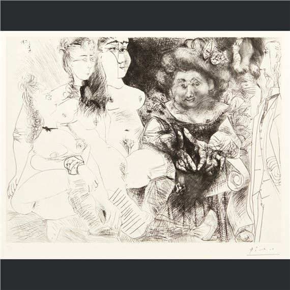 Pablo Picasso | Faune dévoilant une femme / dormeuse (1936