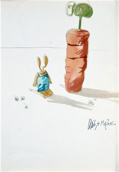 Rabbit illustration - Lewis Trondheim
