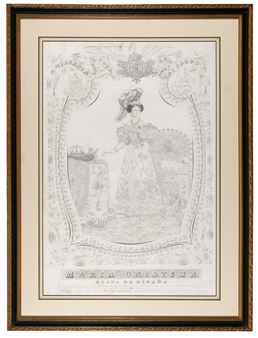 María Cristina Reina de España - Gotardo Grondona