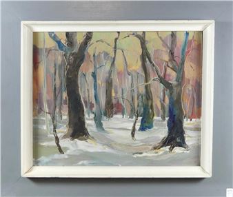 Untitled: Forest View in Winter - A. Heworth
