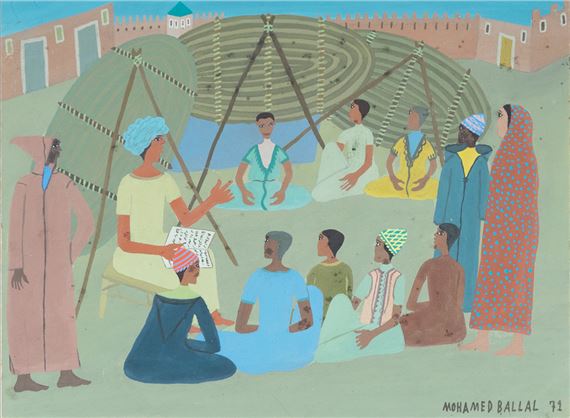 LE CONTEUR by Mohamed Ben Allal, 1971