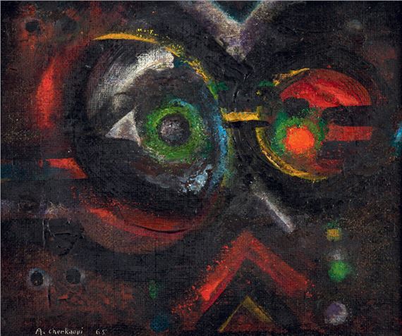 COMPOSITION by Ahmed Cherkaoui, 1965