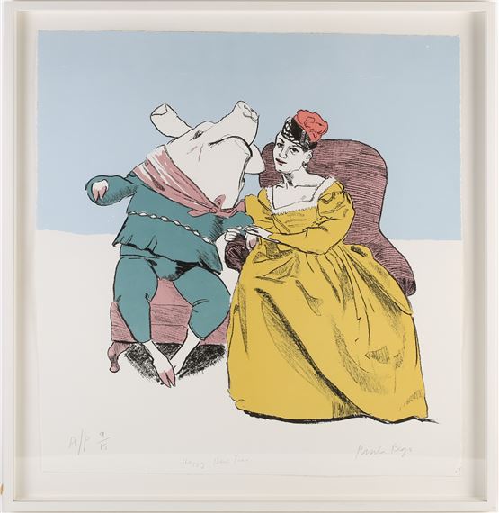 The Prince Pig Marries the Third Sister by Paula Rego