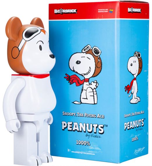 BE@RBRICK - BE@RBRICK SNOOPY FLYING ACE ベアブリック 400％ Medicom Toy - 400% BE@RBRICK Snoopy Flying Ace | HBX