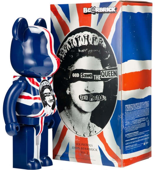 Artwork by Sex Pistols, Be@rbrick , Sex Pistols 1000% (Version 2), Made of Painted cast resin
