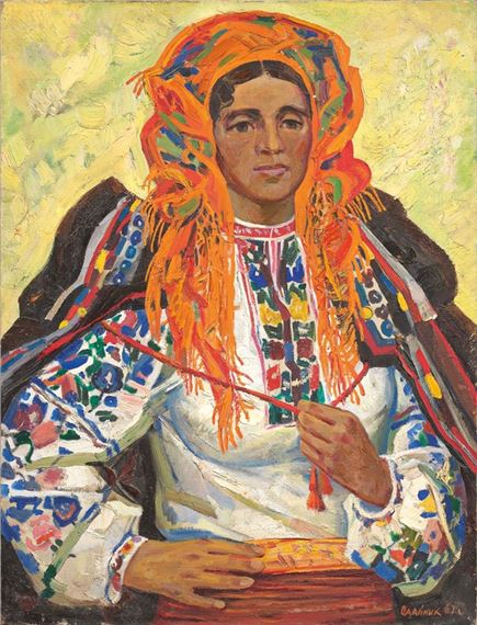 DONNA DEI CARPAZI by Vadim Ivanovich Odajnik, 1967