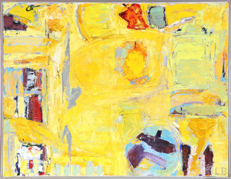 Artwork by Lise Blaabjerg, Composition, Made of Oil on canvas