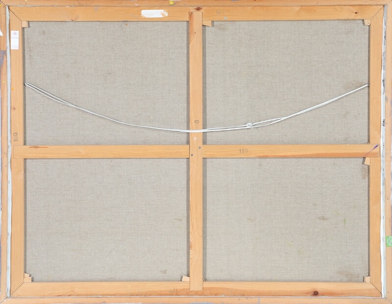 Artwork by Lise Blaabjerg, Composition, Made of Oil on canvas