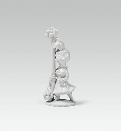 Grotesque "Mädchen am Rebenstamm" by Walter Bosse, 1925