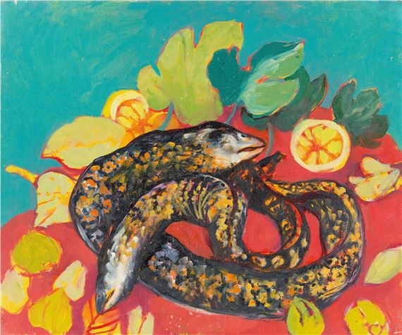 Zwei Muränen by Dietmar Lemcke, 1958