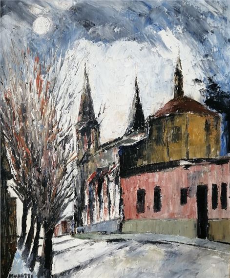 Escena depueblo by Oscar Musetti