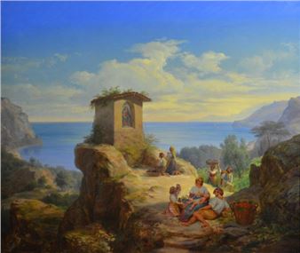 The Bay of Salerno - Frederik Ludwig Storch