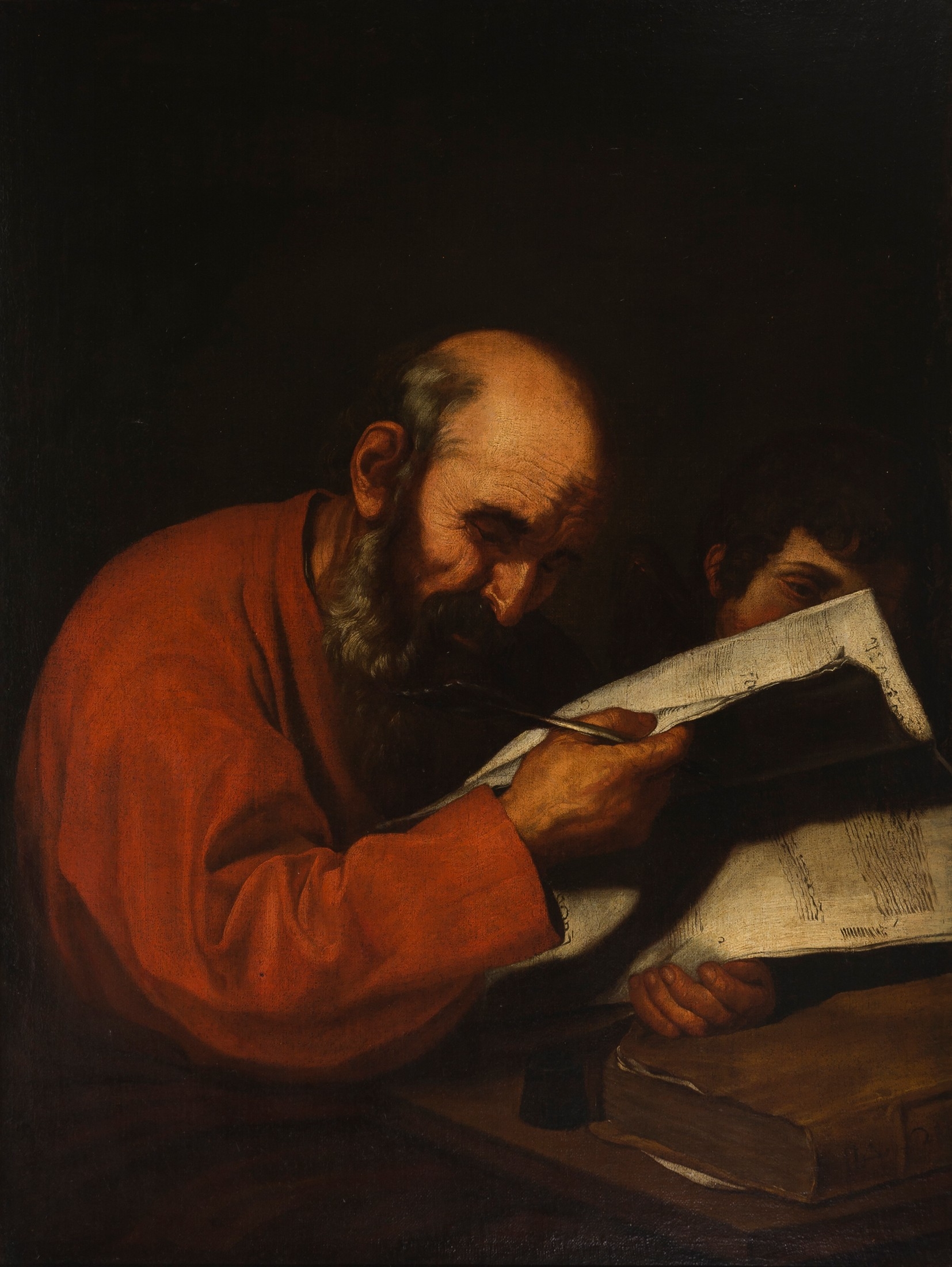 Jusepe de Ribera | Saint Matthew and the angel | MutualArt